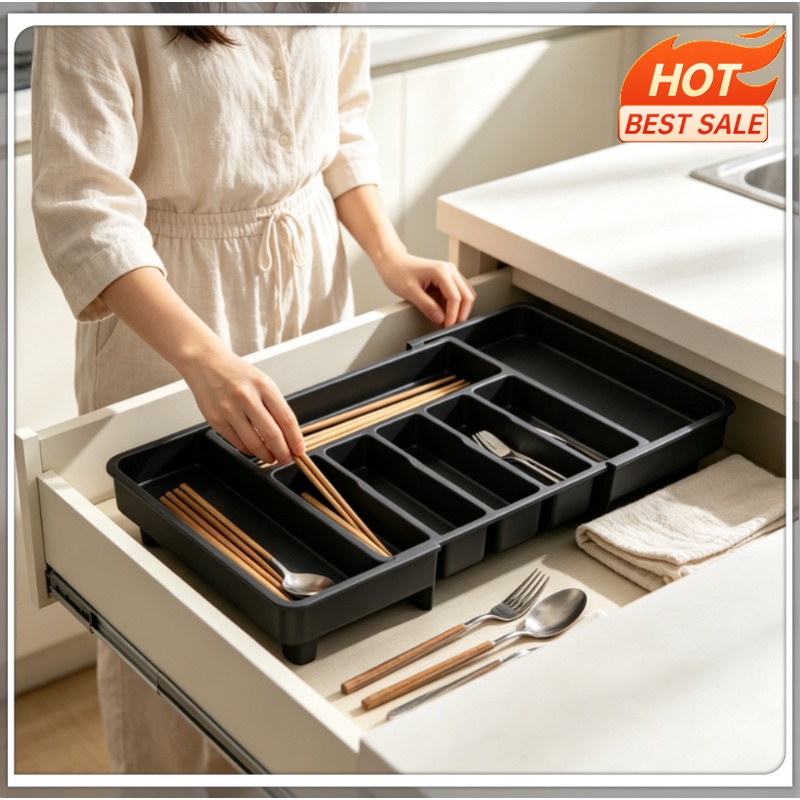 Kitchen Gadgets And Utensils - 1 Adet Yükseltilmiş Ayarlanabilir Çatal Bıçak