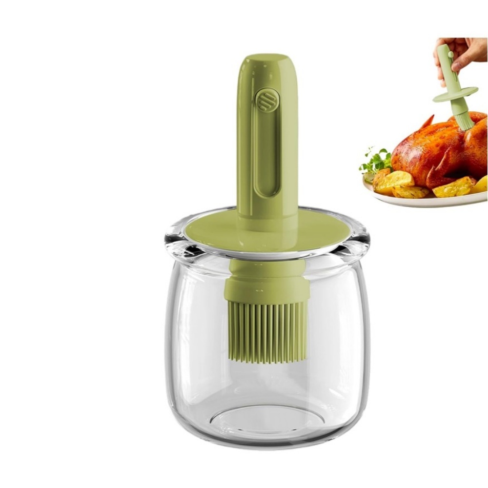 Kitchen Gadgets Dispenser Brush Holder - Yemeklik Yağ Dağıtıcısı, Hafif Sirke Şişesi