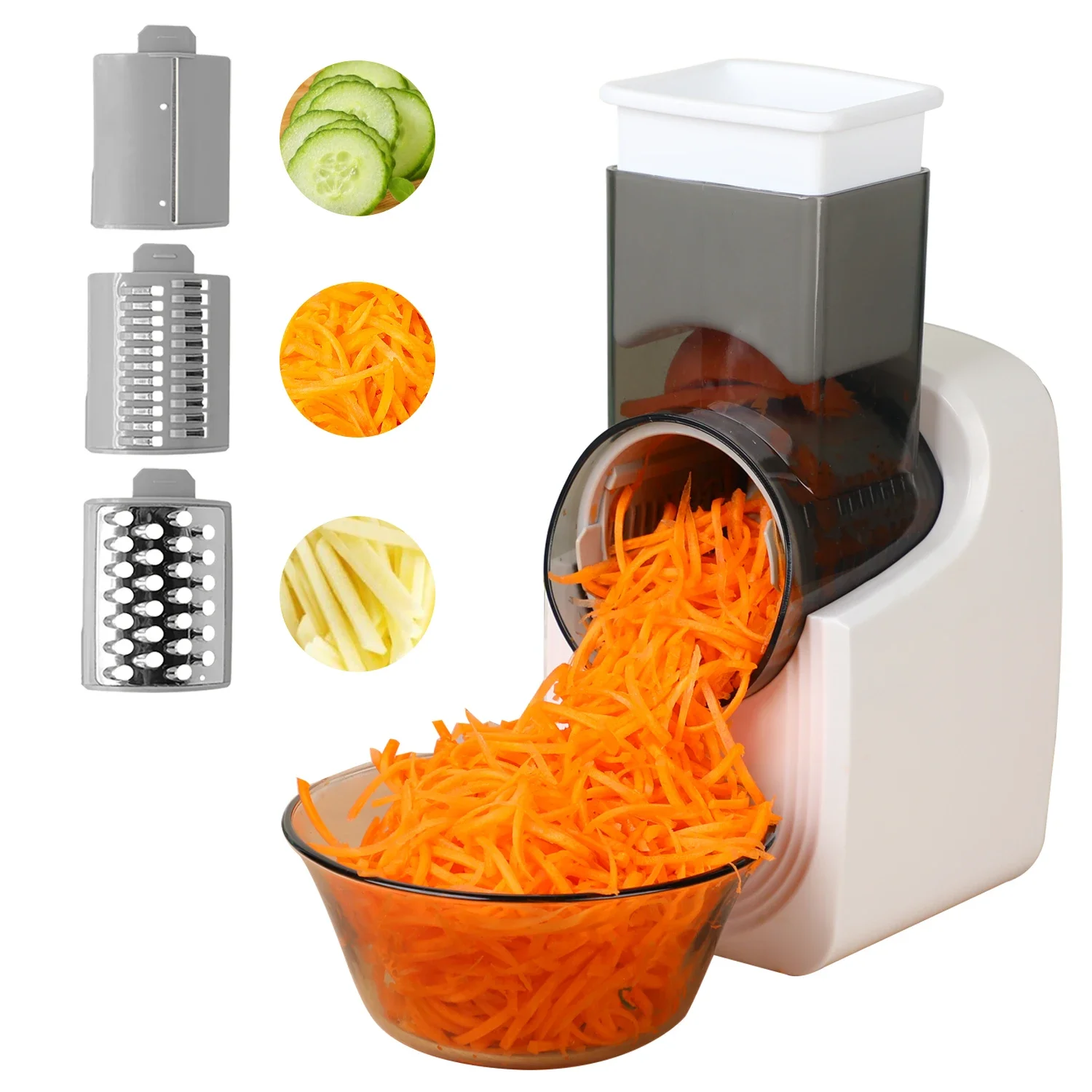 Cheese Grater Box - Elektrikli Peynir Rende Elektrikli Dilimleme Parçalayıcı