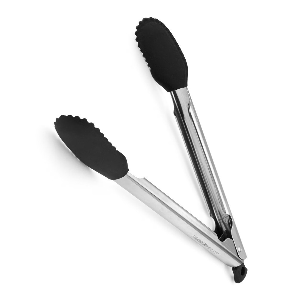 Kitchen Gadgets And Utensils - Silikon Uçlu Kilitlenebilir Yiyecek Maşası 11