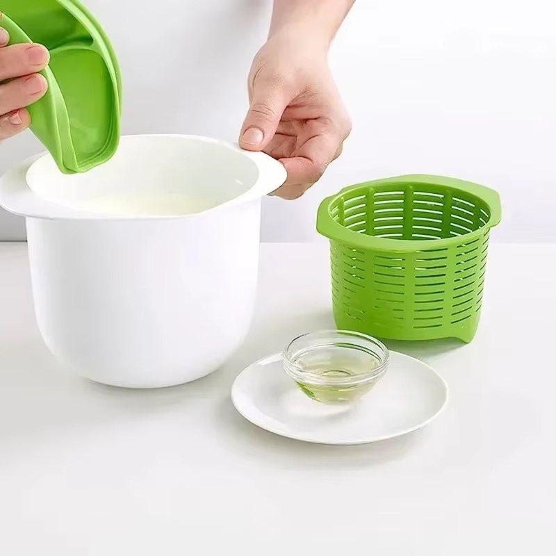 Kitchen Gadgets Recipes - Mikrodalga Fırın Silikon Peynir Yapıcı DIY