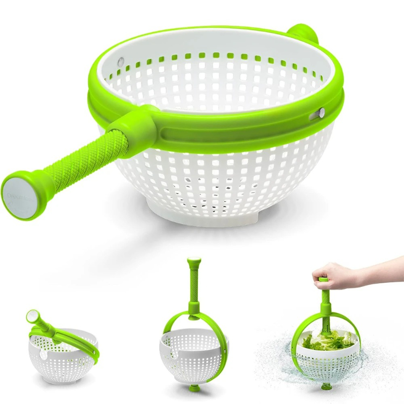 Salad Spinner - Büyük Kapasiteli Salata Kurutucu 2'si 1