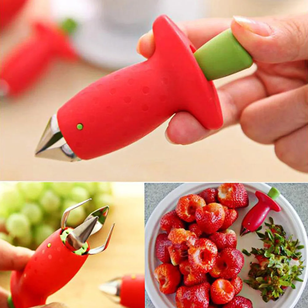 Kitchen Gadgets Novelty - Çilek Soyucu Ananas Kesiciler Yeni Domates