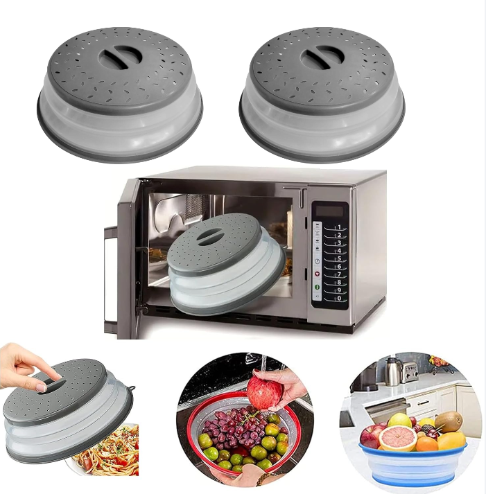 Kitchen Gadgets That Are Useful - Mikrodalga Sıçrama Önleyici Kapaklar, 10,4 inç