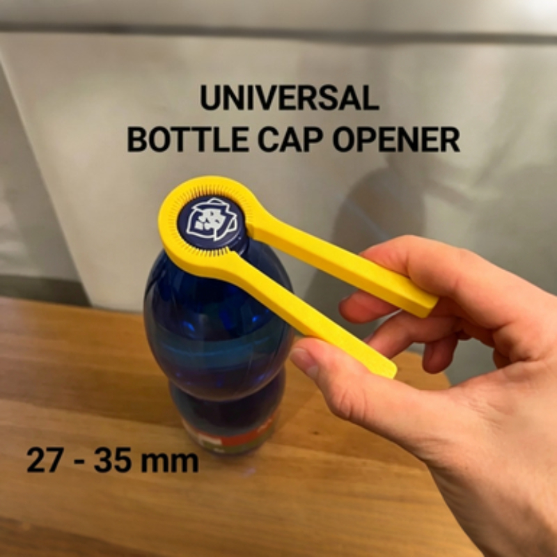 Kitchen Helper Gadgets - Şişe Kapağı Açacağı Tırtıklı Kavanoz Kapağı