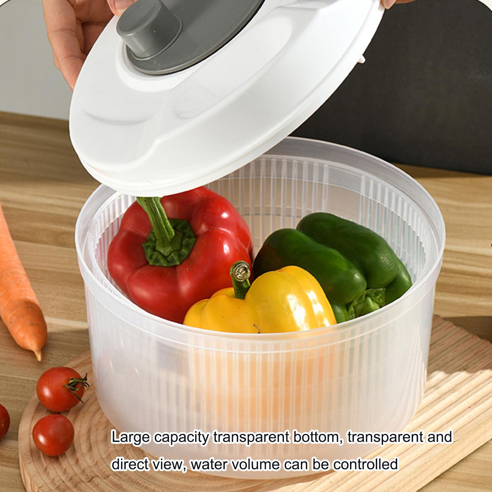 Salad Spinner - Salata Döndürücü Meyve Durulama Süzgeç Konteyner