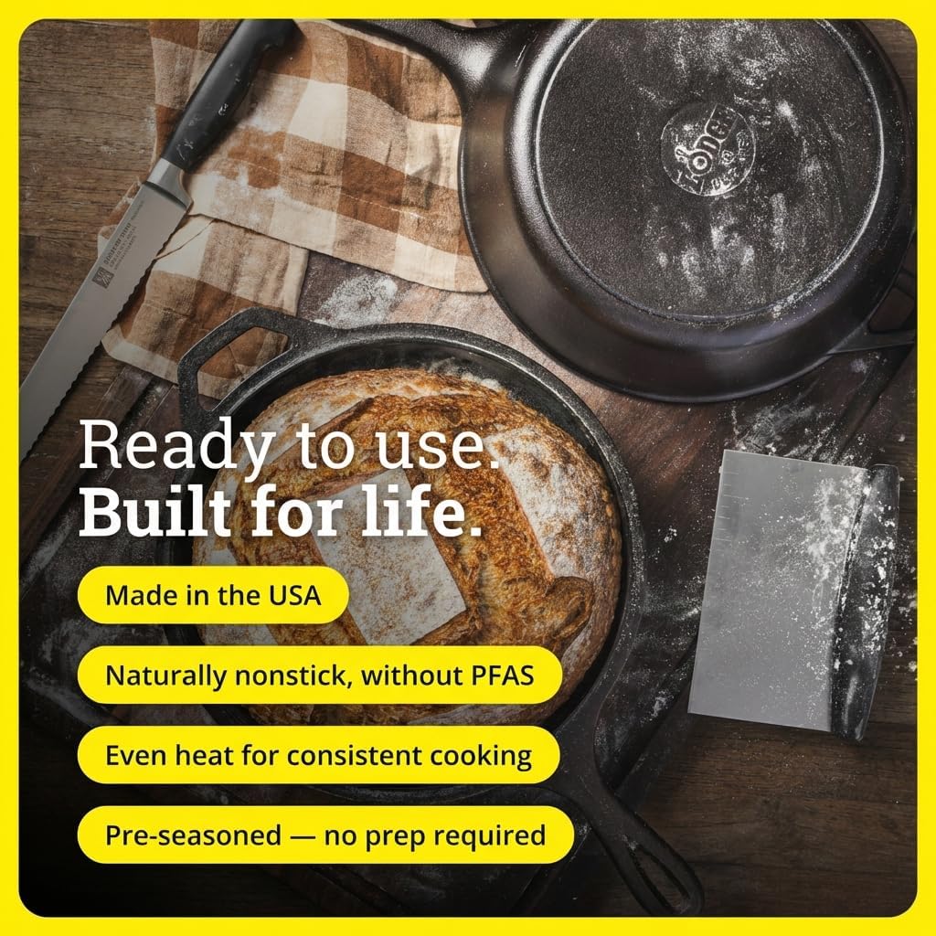 2'si 1 Arada Dökme Demir Tence - Cast Iron Skillet incelemesi ve fiyatı