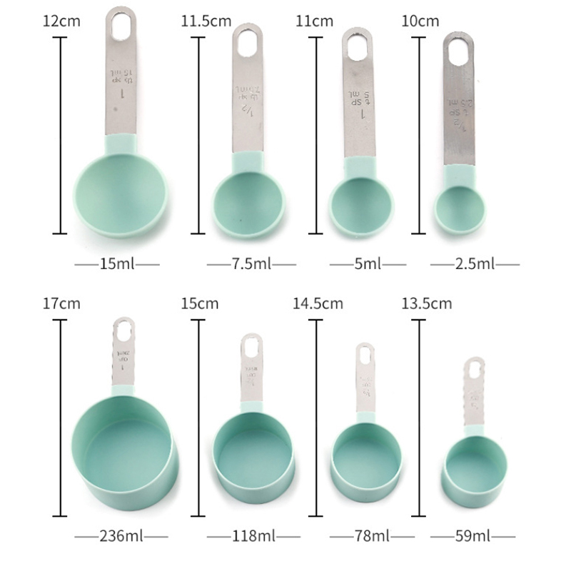 8 adet ölçüm bardak kaşık seti - Kitchen Gadgets And Utensils incelemesi ve fiyatı