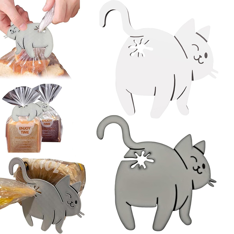 Komik Kedi Popo Ekmek Klip 3D  - Kitchen Gadgets Novelty incelemesi ve fiyatı