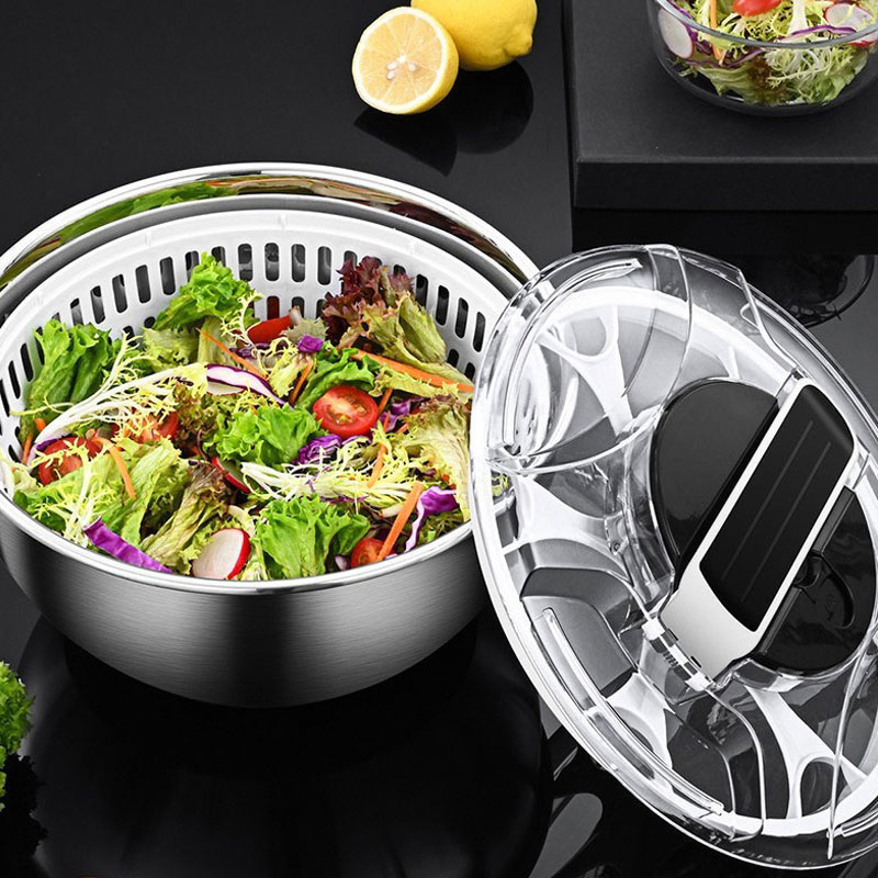 Salata Döndürücü Paslanmaz Çel - Salad Spinner incelemesi ve fiyatı