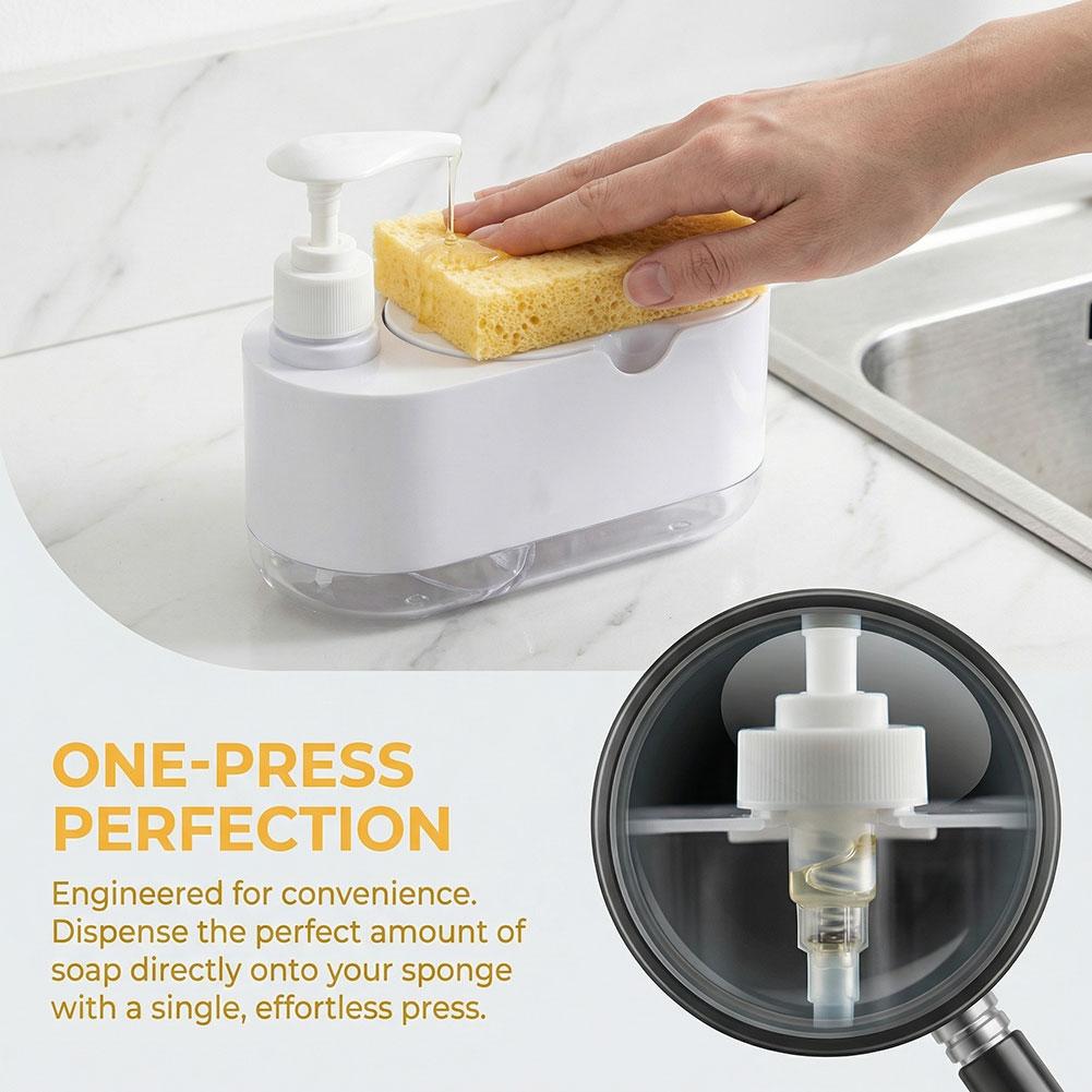 Bulaşık Deterjanı Dispenseri O - Kitchen Gadgets Dispenser Brush Holder incelemesi ve fiyatı