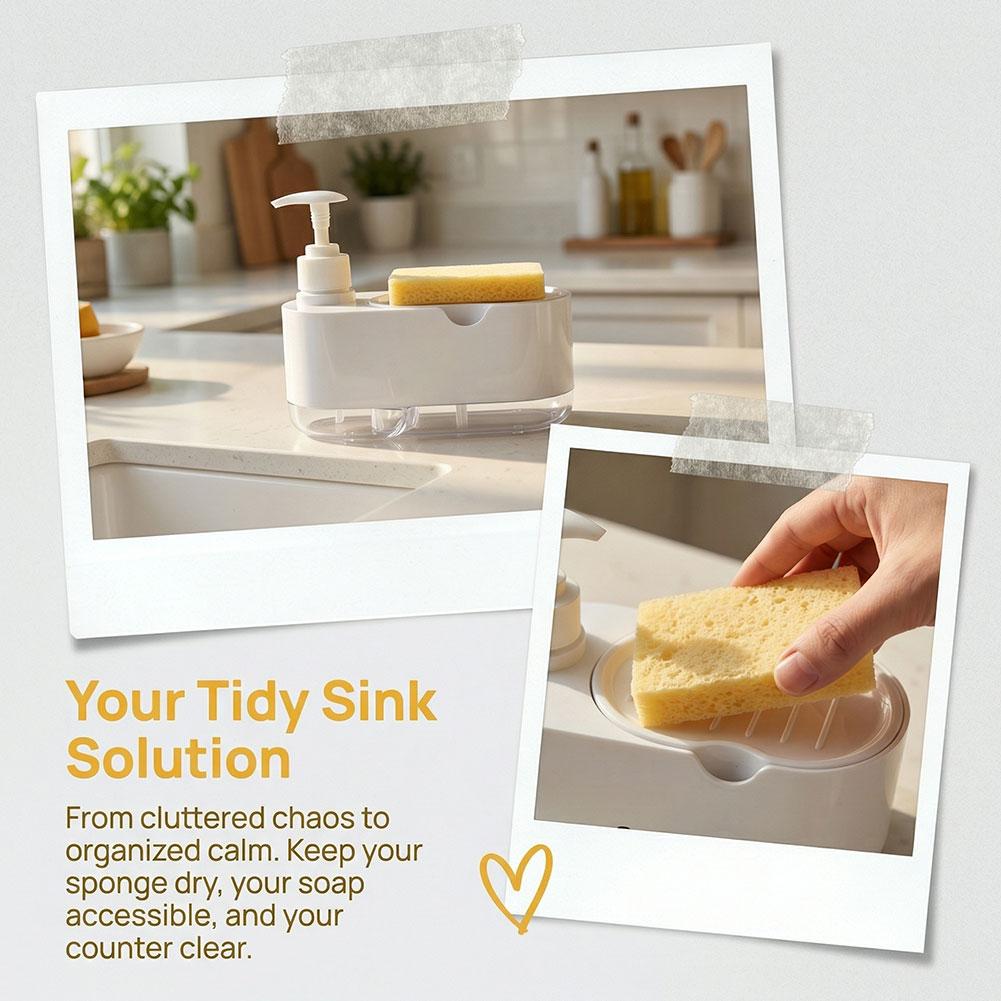 Bulaşık Deterjanı Dispenseri O - Kitchen Gadgets Dispenser Brush Holder incelemesi ve fiyatı