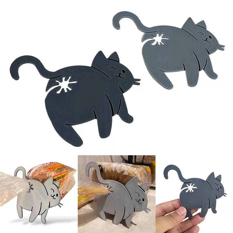 2 adet 3D Kedi Popo Ekmek Poşe - Kitchen Gadgets Novelty incelemesi ve fiyatı