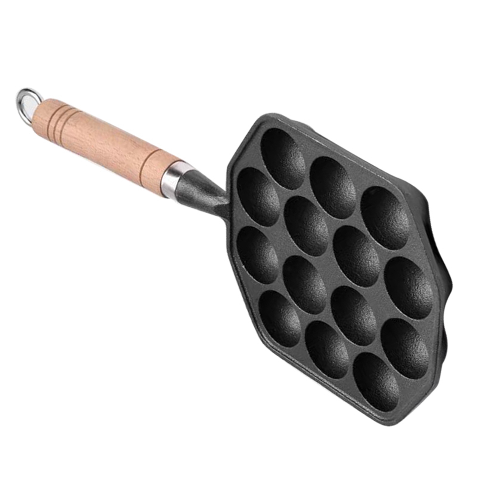 14 delik Takoyaki Pan yapışmaz - Cast Iron Skillet incelemesi ve fiyatı