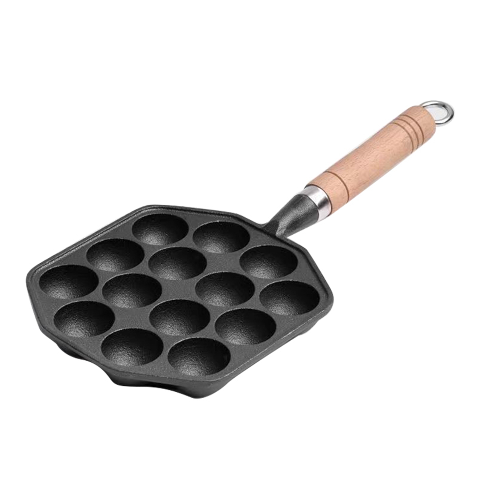 14 delik Takoyaki Pan yapışmaz - Cast Iron Skillet incelemesi ve fiyatı