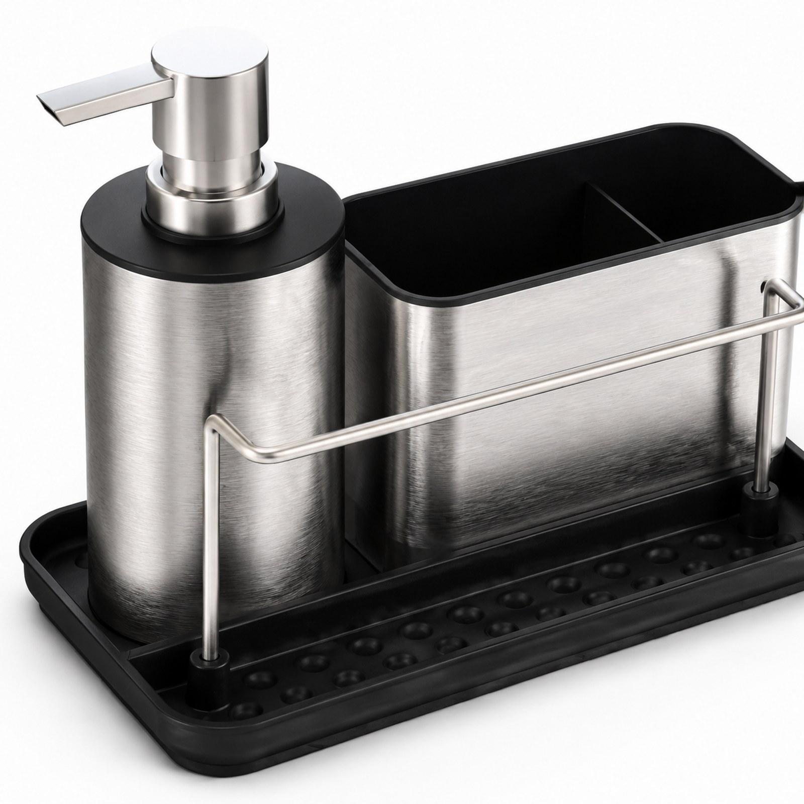 Mutfak Sabunluk, Sünger Tutucu - Kitchen Gadgets Dispenser Brush Holder incelemesi ve fiyatı
