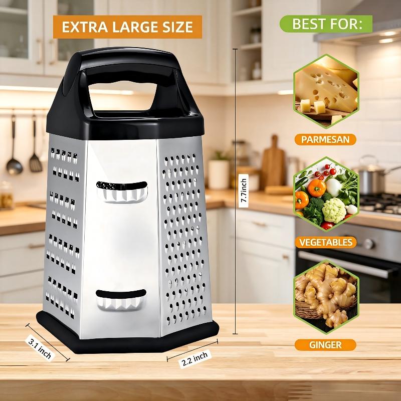 6 taraflı paslanmaz çelik kutu - Cheese Grater Box incelemesi ve fiyatı