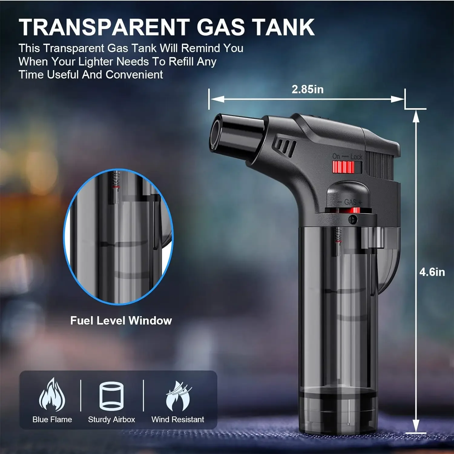 4'lü torç çakmakları, rüzgar g - Kitchen Gadgets New 2025 incelemesi ve fiyatı