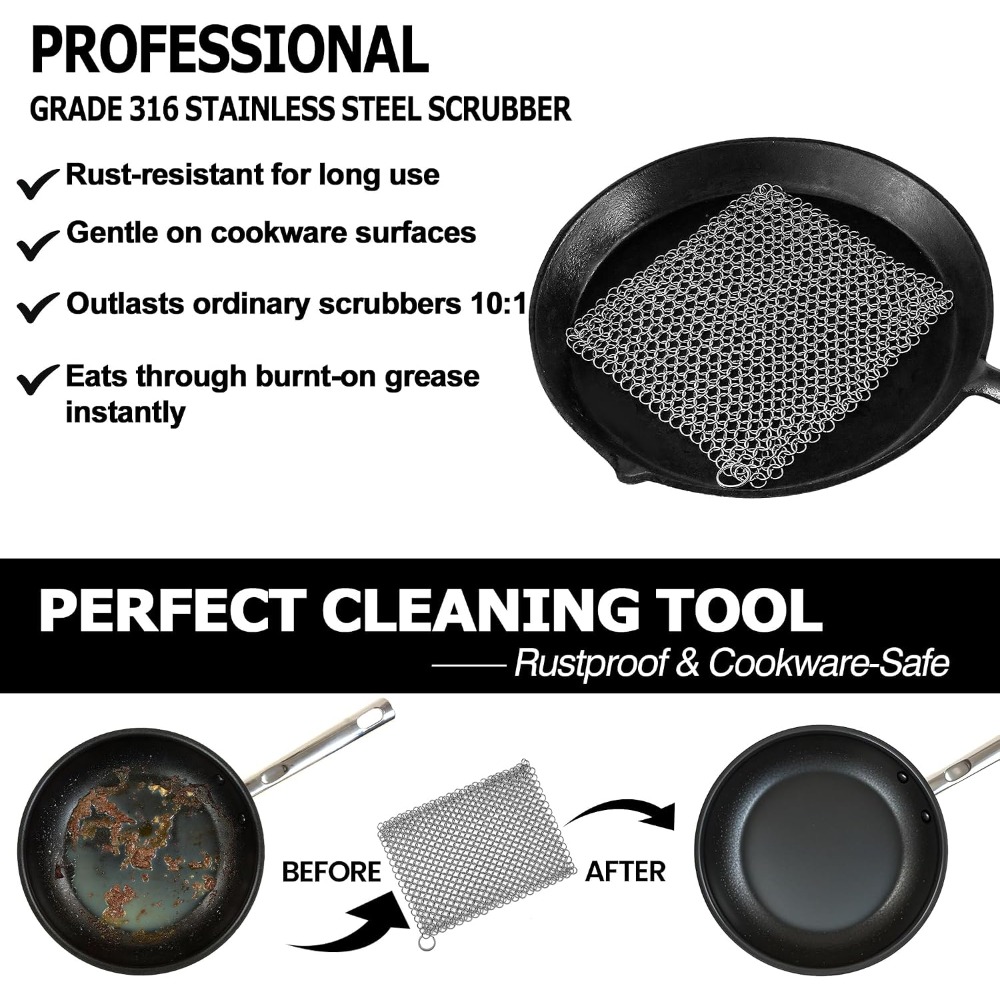Dökme Demir Tava Temizliği içi - Cast Iron Skillet incelemesi ve fiyatı