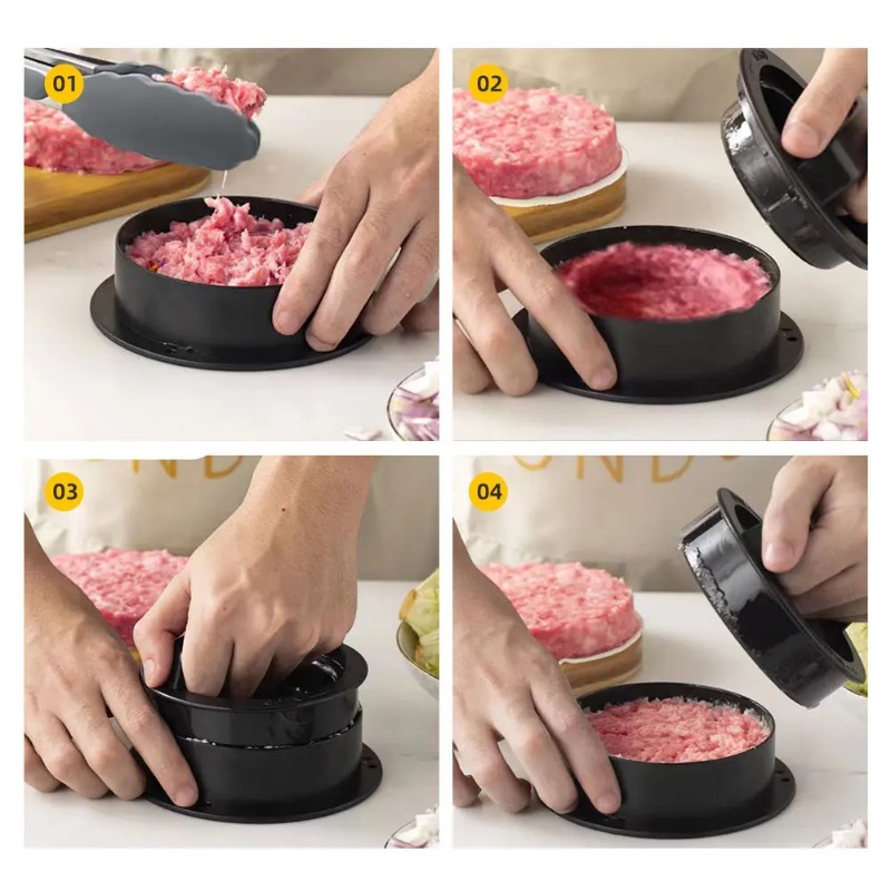 Yuvarlak Hamburger Burger Pres - Kitchen Helper Gadgets incelemesi ve fiyatı