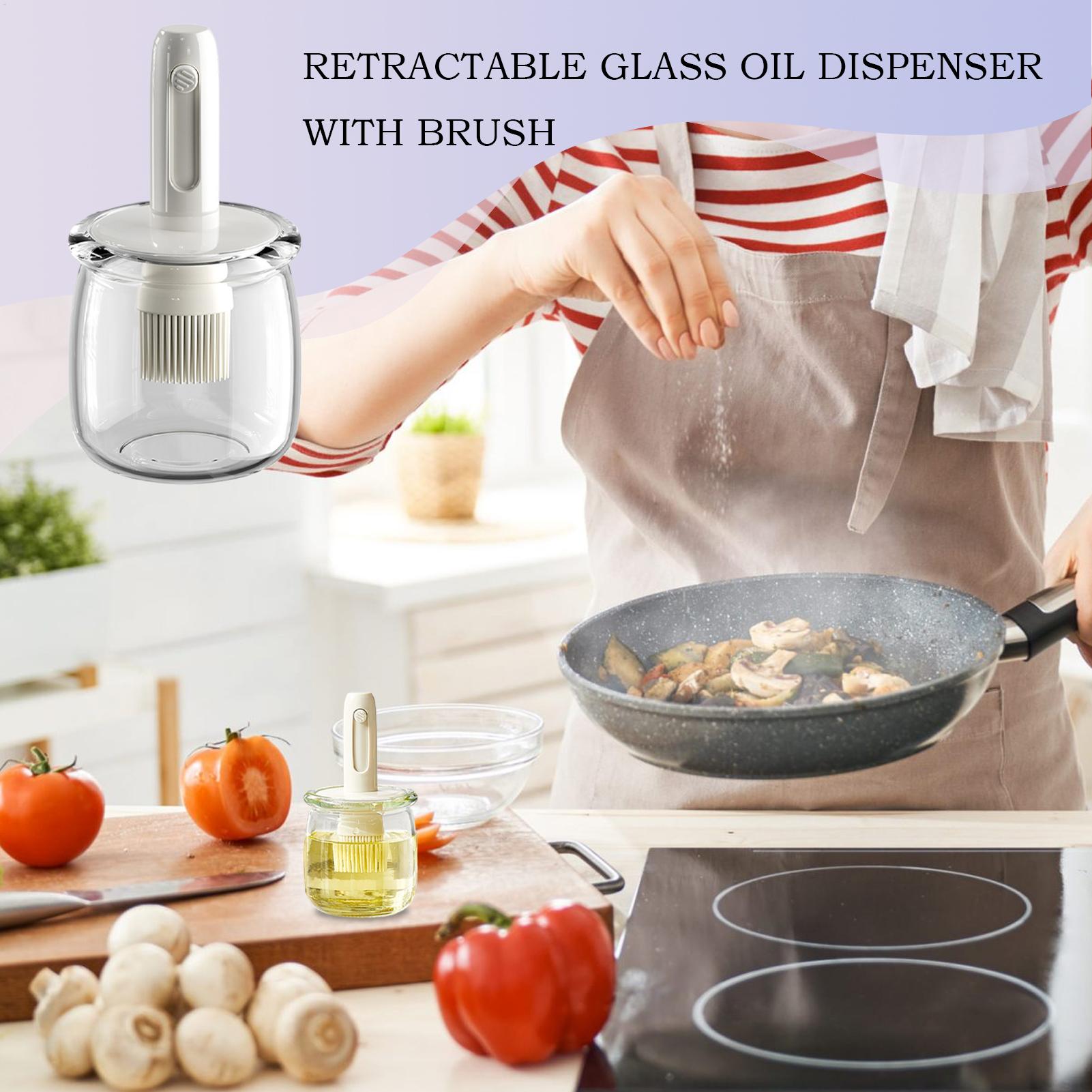 Yağ Dağıtıcı Silikon Sos Şişes - Kitchen Gadgets Dispenser Brush Holder incelemesi ve fiyatı