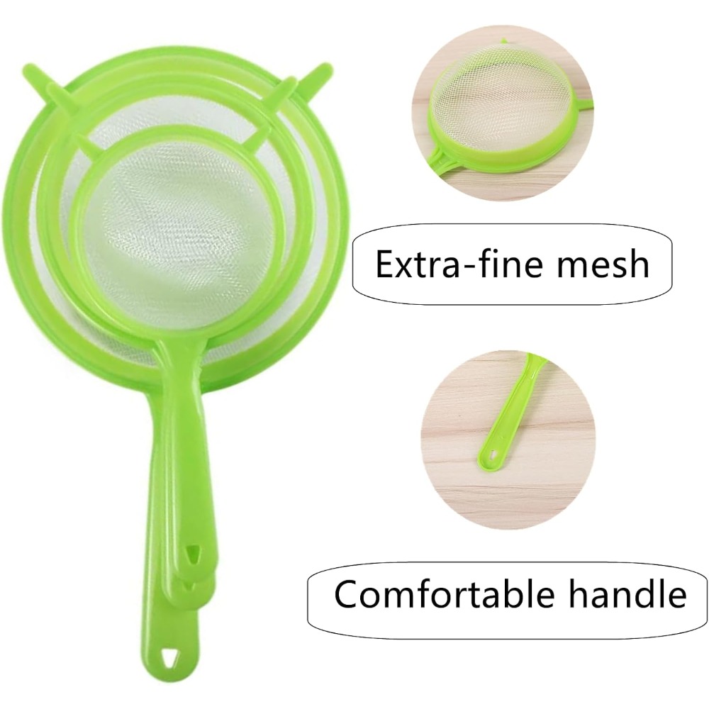3'lü Paket İnce Gözenekli Süzg - Kitchen Gadgets And Utensils incelemesi ve fiyatı
