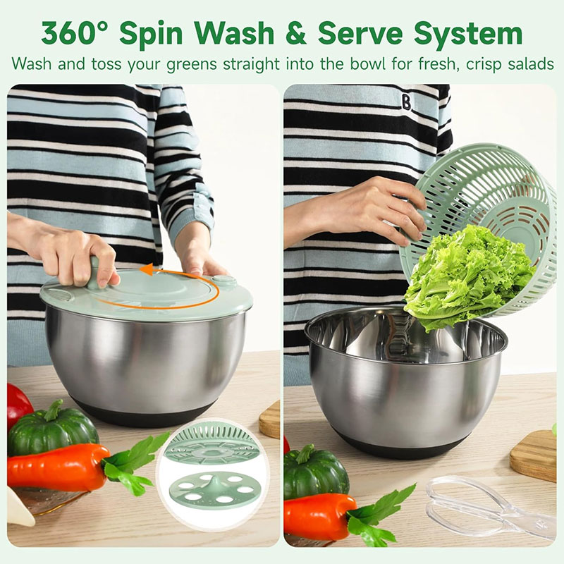 Paslanmaz Çelik Salata Kurutuc - Salad Spinner incelemesi ve fiyatı